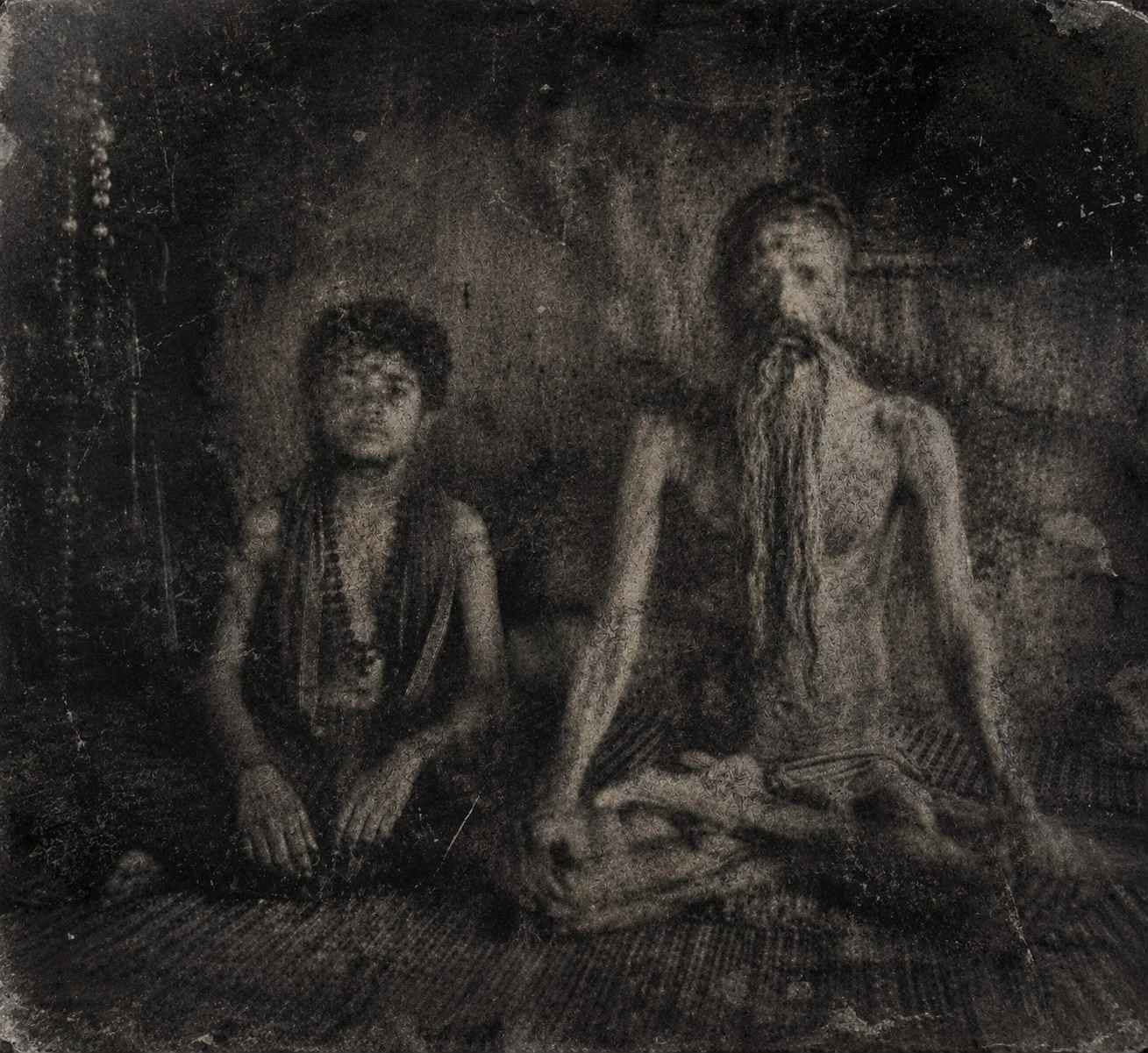 Archival photograph representing Guru Parampara and spiritual lineage