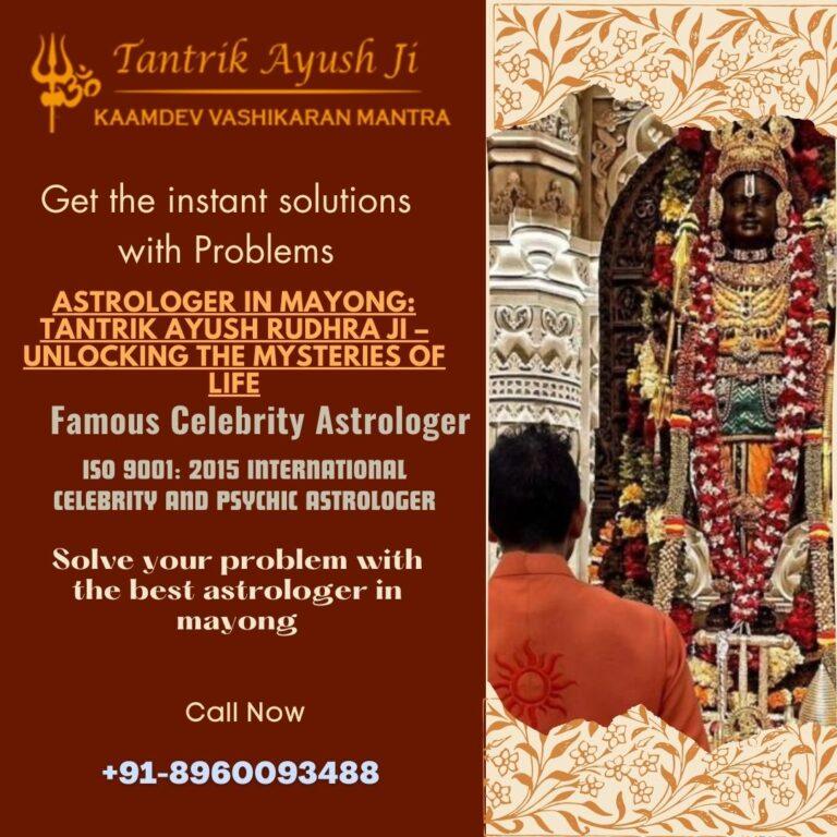 Astrologer in Mayong: Tantrik Ayush Rudhra Ji – Unlocking the Mysteries of Life