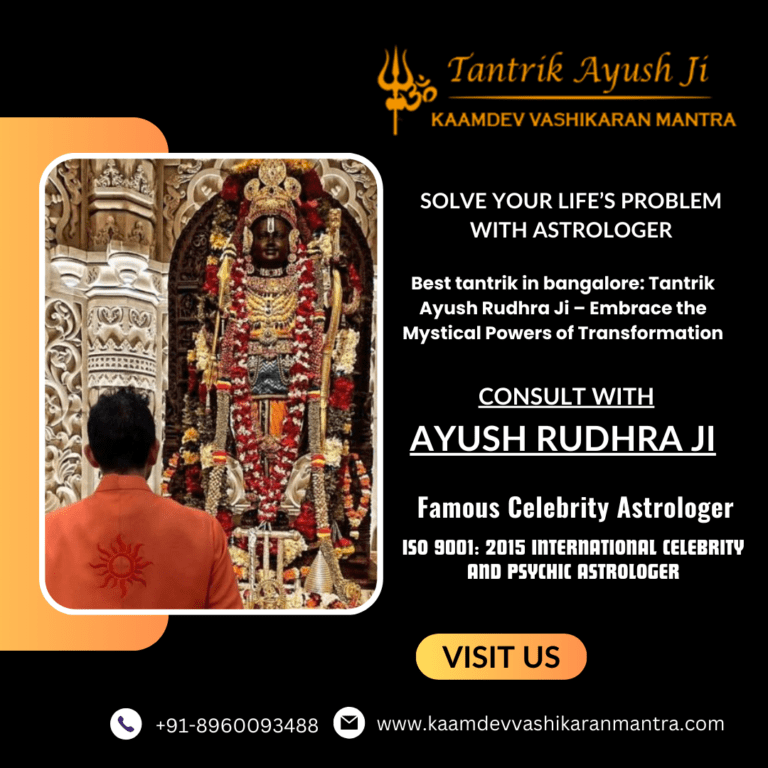 Discover the Best Tantrik in Bangalore: Tantrik Ayush Rudhra Ji