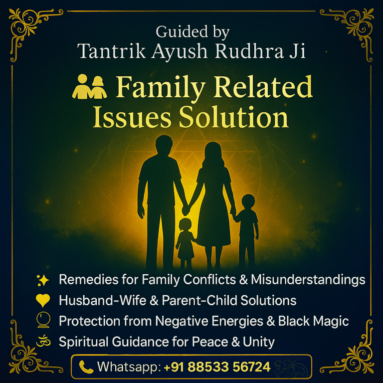 Family Related Issues Solution by Mayong Tantrik Ayush Rudhra Ji