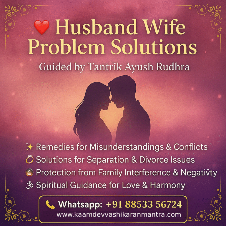 Husband Wife Problem Solutions by Mayong Tantrik Ayush Rudhra Ji