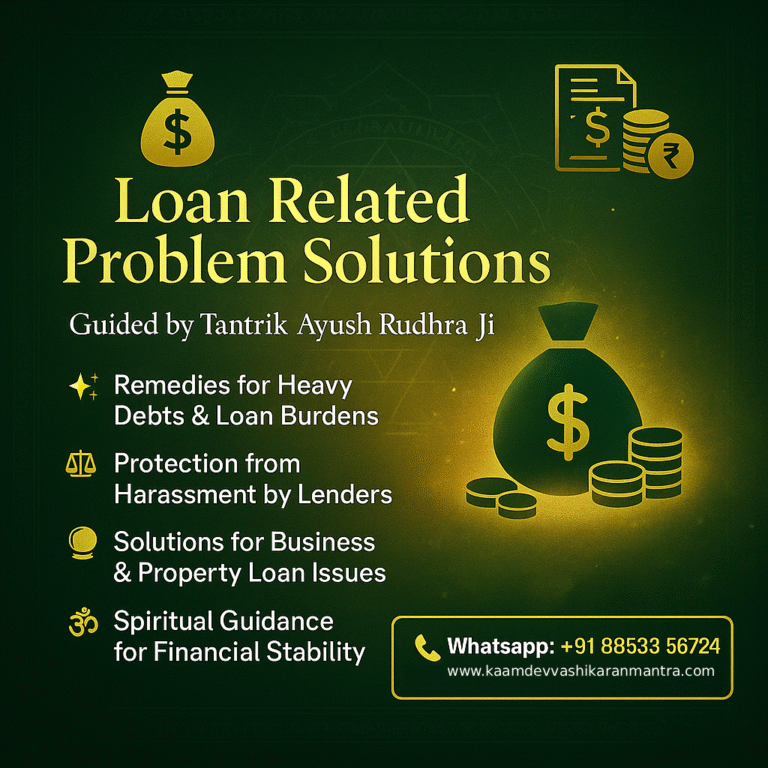 Loan Related Problem Solutions by Mayong Tantrik Ayush Rudhra Ji