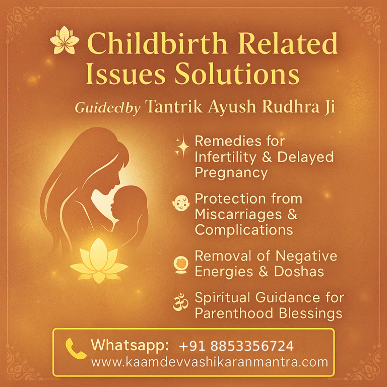 Childbirth Related Issues Solutions by Mayong Tantrik Ayush Rudhra Ji