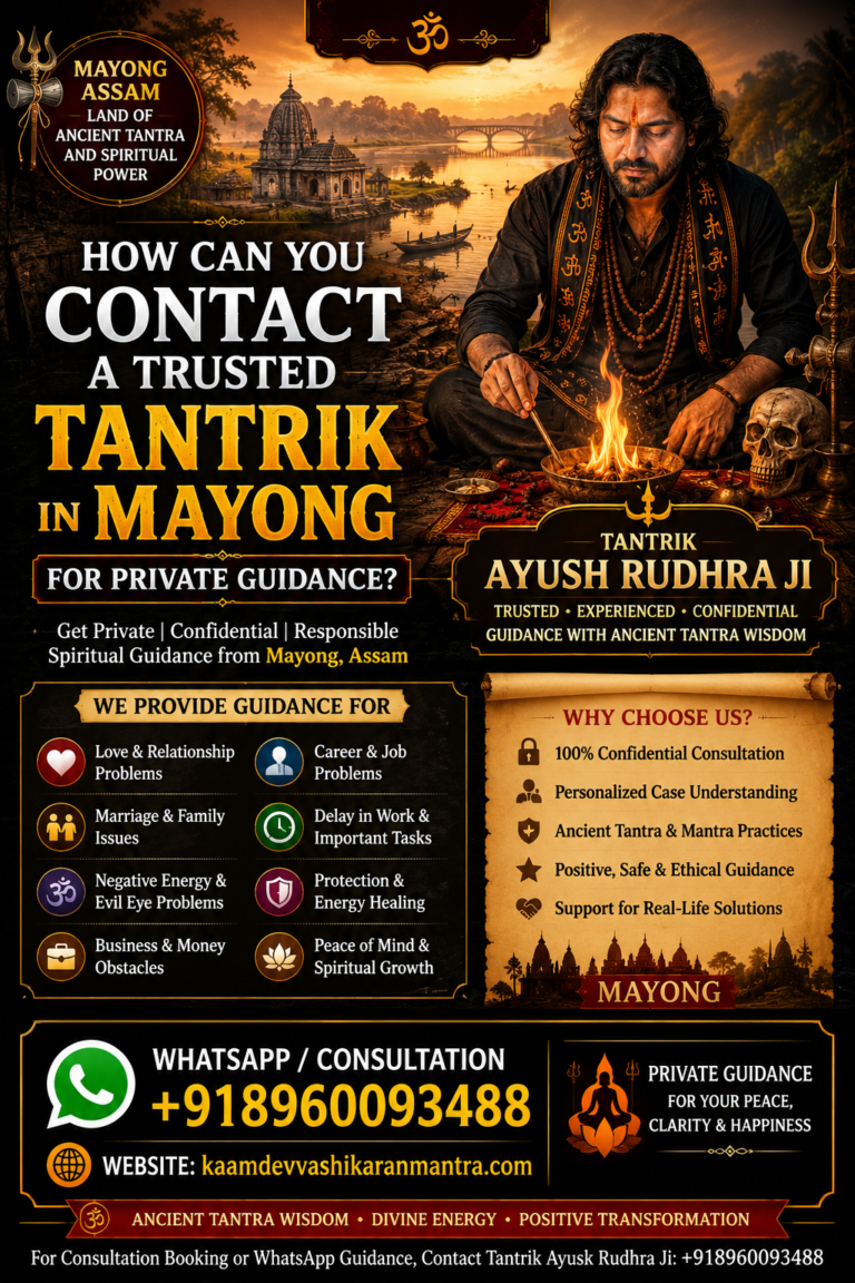 How Can You Contact a Trusted Tantrik in Mayong for Private Guidance?