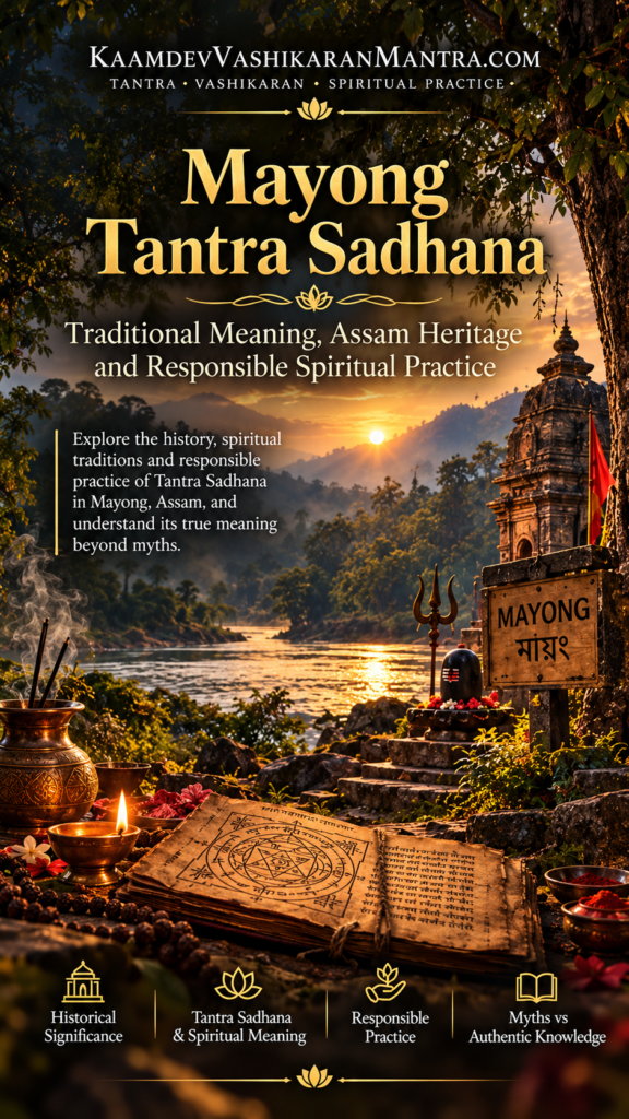 Mayong Tantra Sadhana: Traditional Meaning, Assam Heritage and Responsible Spiritual Practice